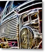 Fractalius Engine Five Metal Print