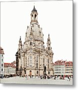 Frauenkirche Dresden Metal Print
