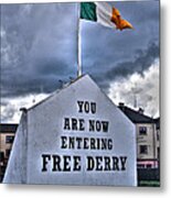 Free Derry Wall Metal Print