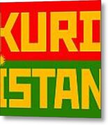 Free Kurdistan Metal Print