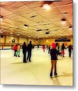 Free Skate Metal Print