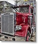 Freightliner Truck Metal Print
