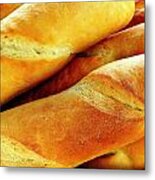 French Bread Metal Print