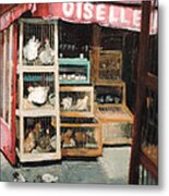 French Poultry Vender Metal Print