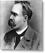 Friedrich Nietzsche (1844-1900) Metal Print