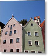 Füssen, Old Town, Allgäu, Bavaria Metal Print