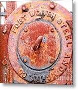 Ft Worth Steel Metal Print