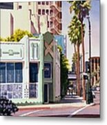 Gale Cafe On Wilshire Blvd Los Angeles Metal Print