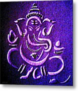 Ganesha Ganpathi Metal Print
