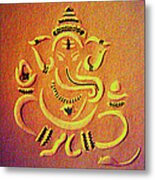 Ganesha Pietyz Metal Print