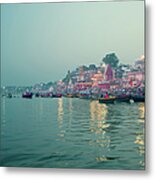 Ganga River, Varanasi Metal Print