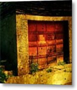 Garage #rundown #industrial #oldhouse Metal Print