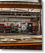 Garage Window Metal Print