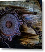 Gear And Chain Metal Print