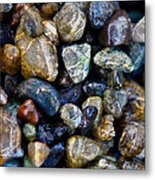 Gems At The Beach - Rocks - Ocean Metal Print