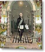 George Washington Freemason Metal Print