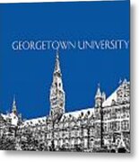 Georgetown University - Royal Blue Metal Print