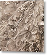 Glacial Silt Metal Print