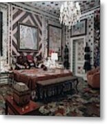 Gloria Vanderbilt's Bedroom Metal Print