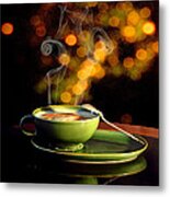 Golden Aroma Metal Print