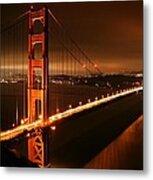 Golden Gate Bridge In San Francisco Metal Print