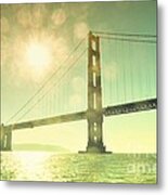 Golden... Metal Print