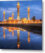 Golden Mosque Metal Print