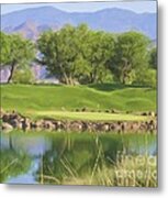 Golfers Lament - Alcatraz Metal Print