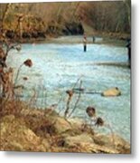 Gone Fishing Metal Print