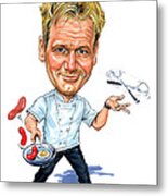 Gordon Ramsay Metal Print