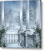 Gothic Winter Metal Print