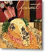 Gourmet Cover Illustration Of Langue De Boeuf Metal Print