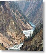 Grand Canyon Of The Yellowstone Metal Print