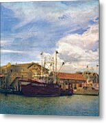 Grand Larson Iii Fishing Vessel Metal Print