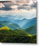Great Smoky Mountains National Park Nc Western North Carolina Metal Poster