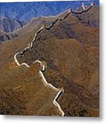 Great Wall Of China Metal Print