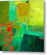 Green And Red #1 Metal Print