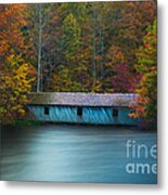 Green Mountain Covered Bridge Huntsville Alabama Metal Print