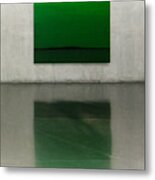 Green Metal Print