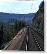 Green Travel Metal Print