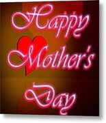 Greeting Card For Mothers 2 Metal Print