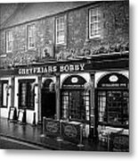 Greyfriars Bobby In Edinburgh Scotland Metal Print