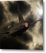 Gripen Afterburners Metal Print