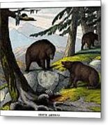 Grisly Bear Metal Print