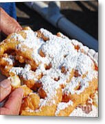 Guilty Pleasure - Funnel Cake Metal Print