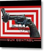 Gun Control Metal Print