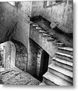 Hacienda Stairwell Metal Print