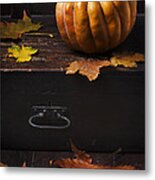 Halloween Pumpkin Metal Print