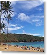 Hanauma Bay Oahu Hawaii Metal Print