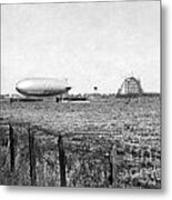 Hangar One At Moffett Field Is One Of The World's Largest Freestanding Structures 1932 Metal Print